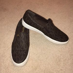 Michael Kors MK brown sneakers